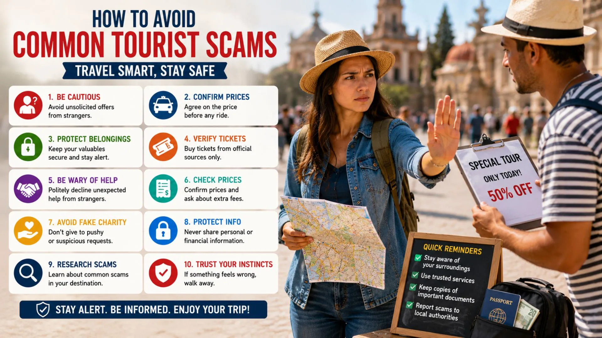 How to Avoid Common Tourist Scams