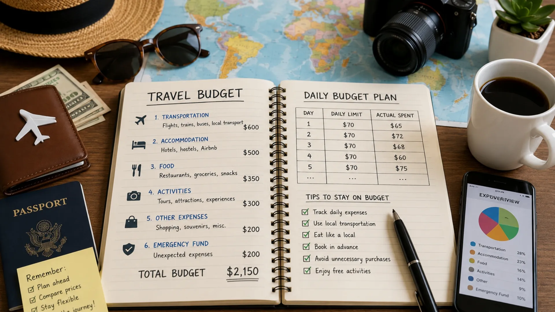 How to Create a Travel Budget You Can Actually Follow